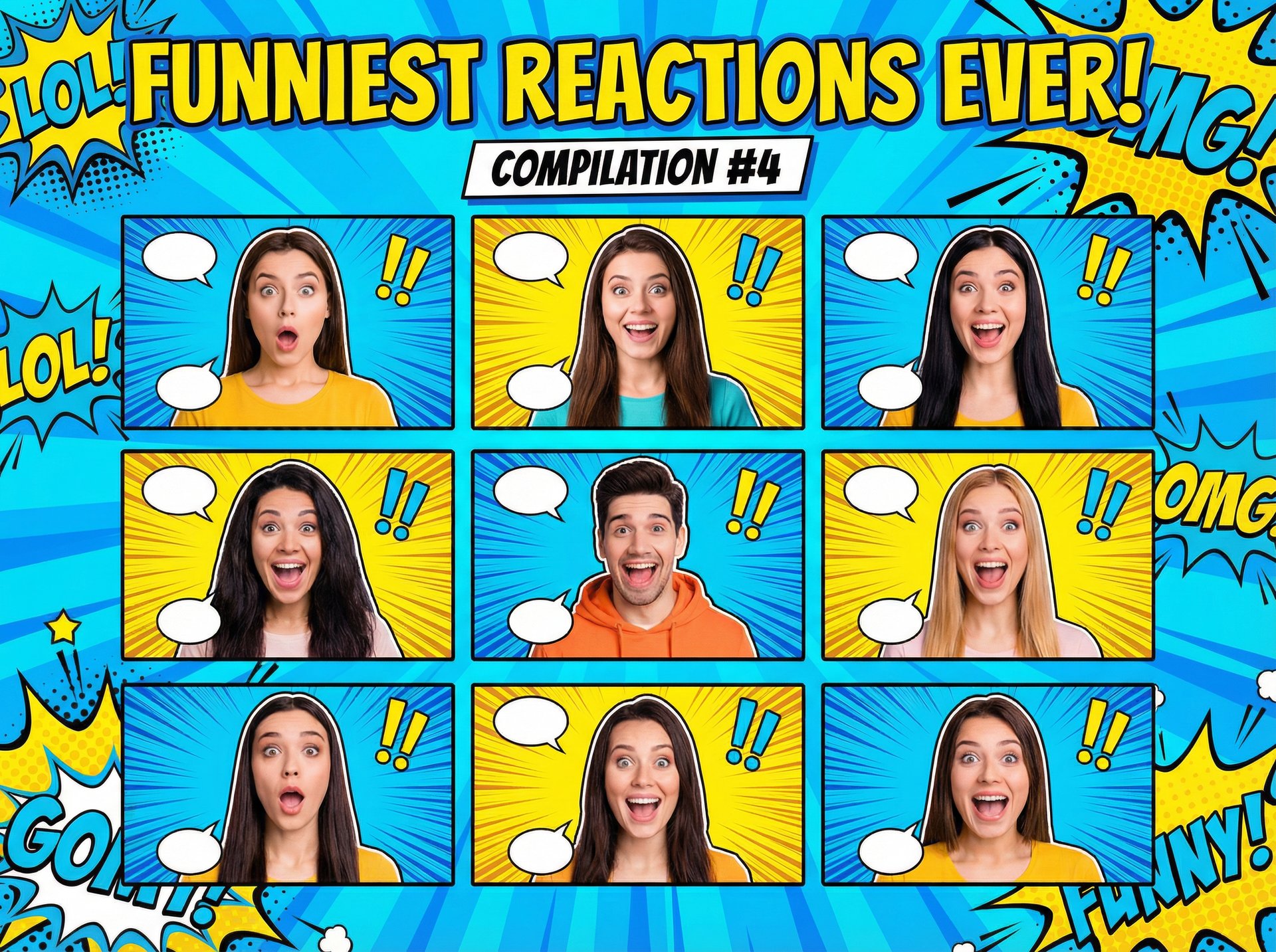 小蓝视频搞笑反应视频合集